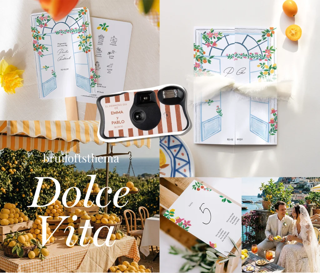 Een dolce vita bruiloft