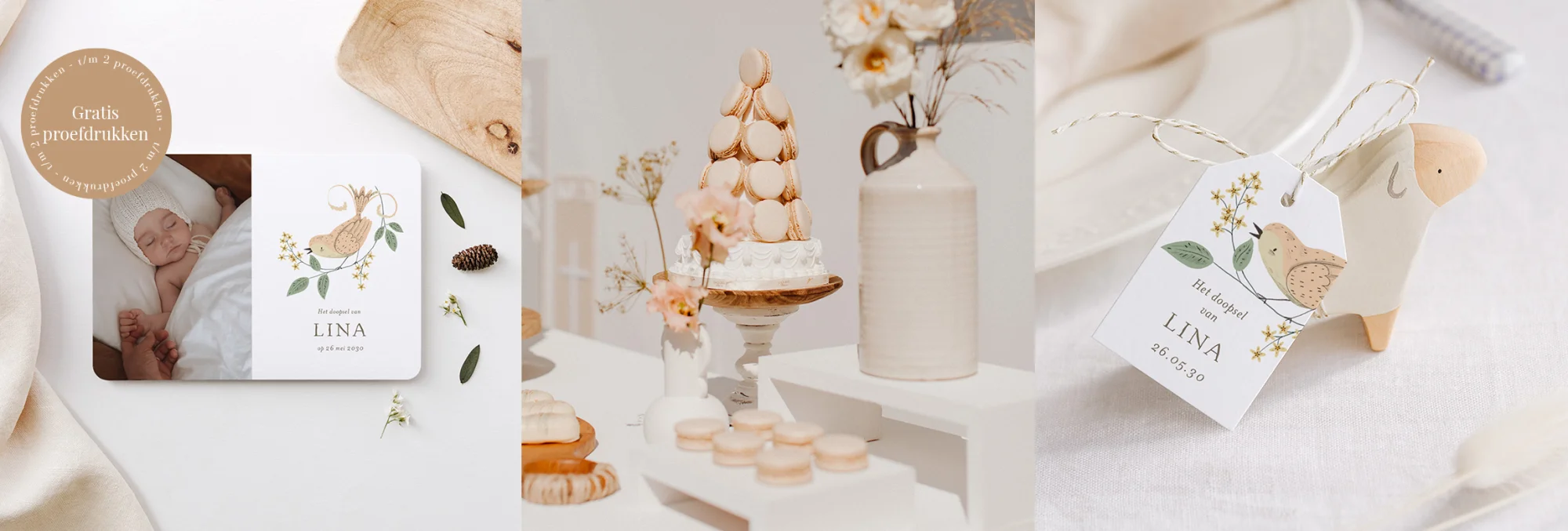 Kondig de doop van je kindje aan