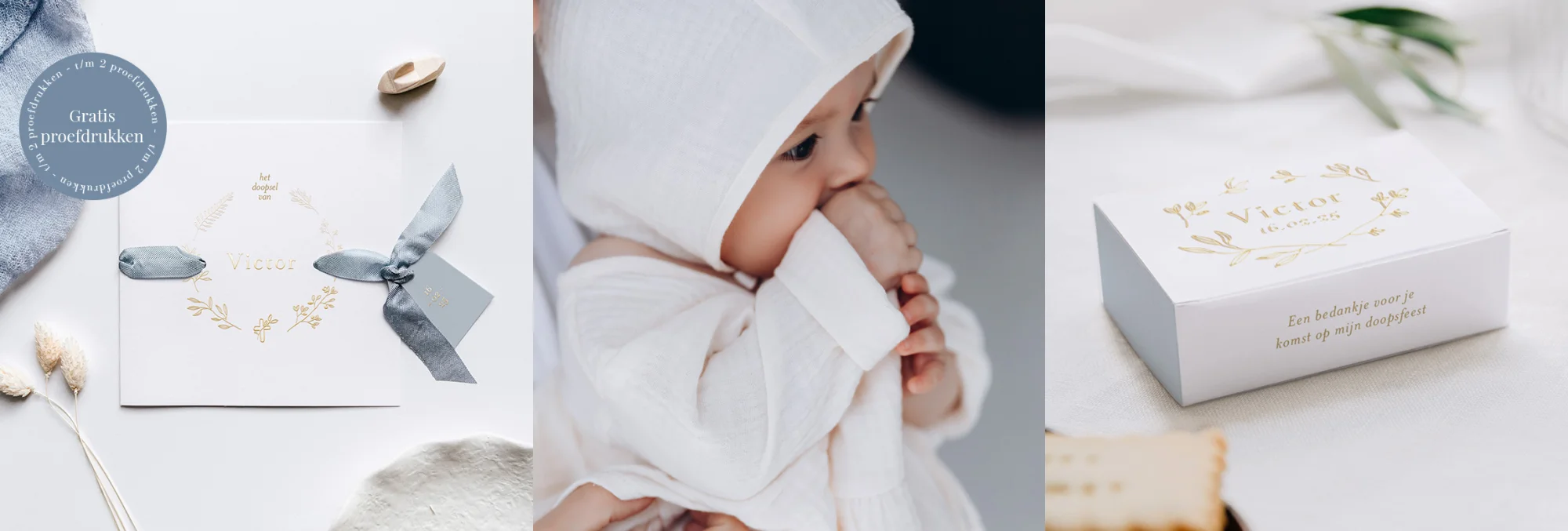 Een verfijnd aankondigingskaartje