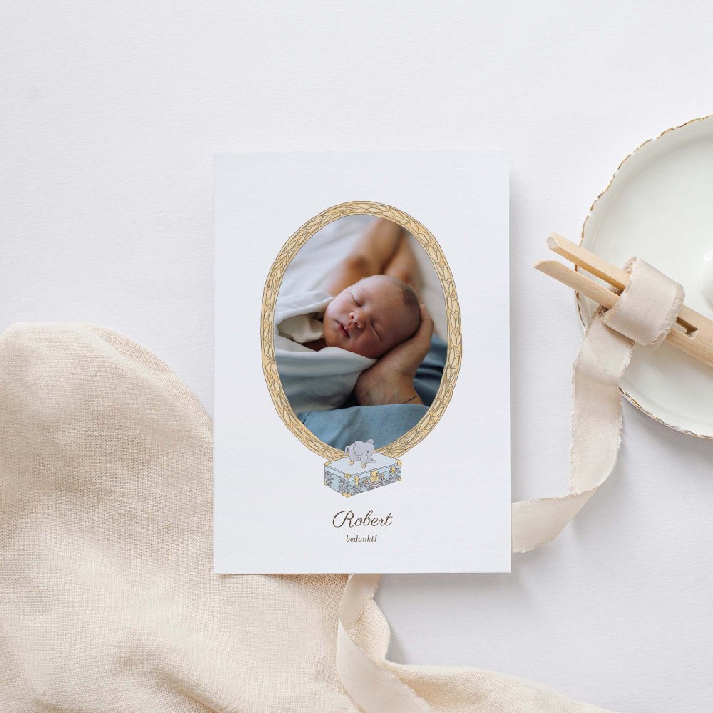 Memory box - blauw