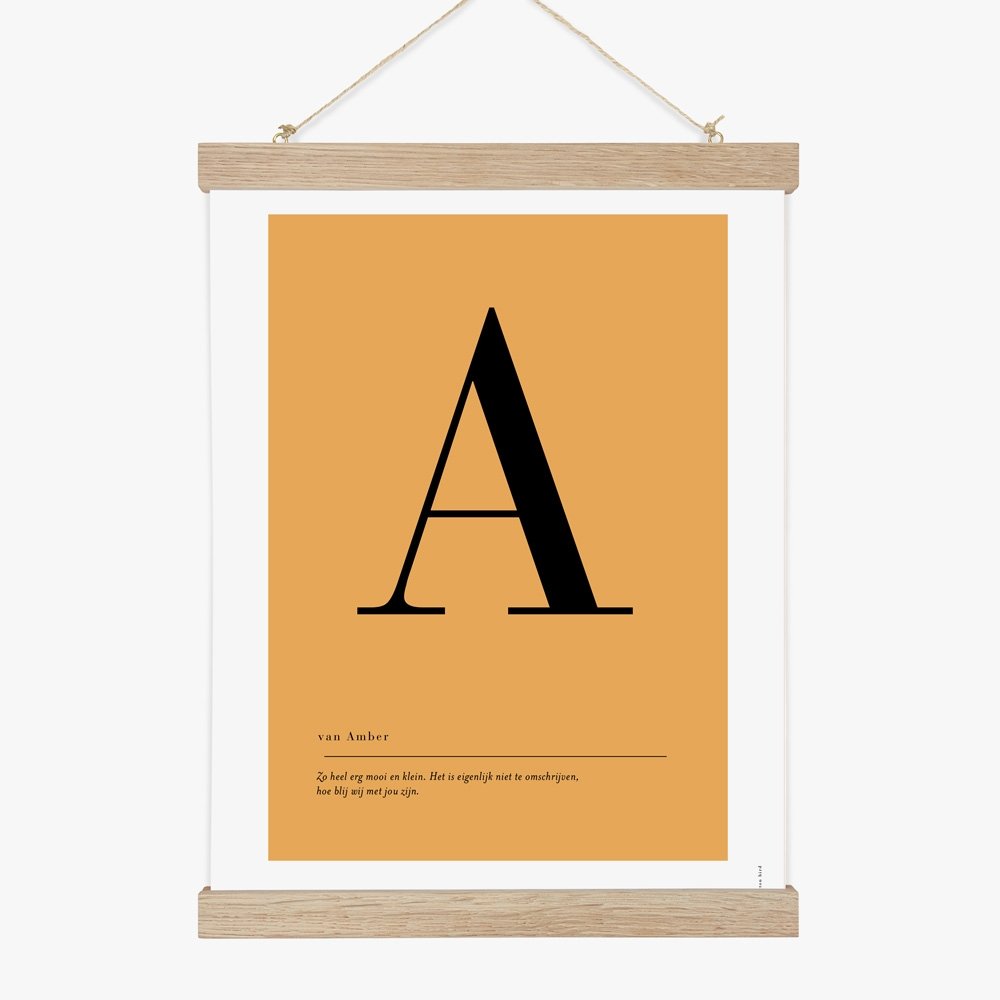 Letter poster