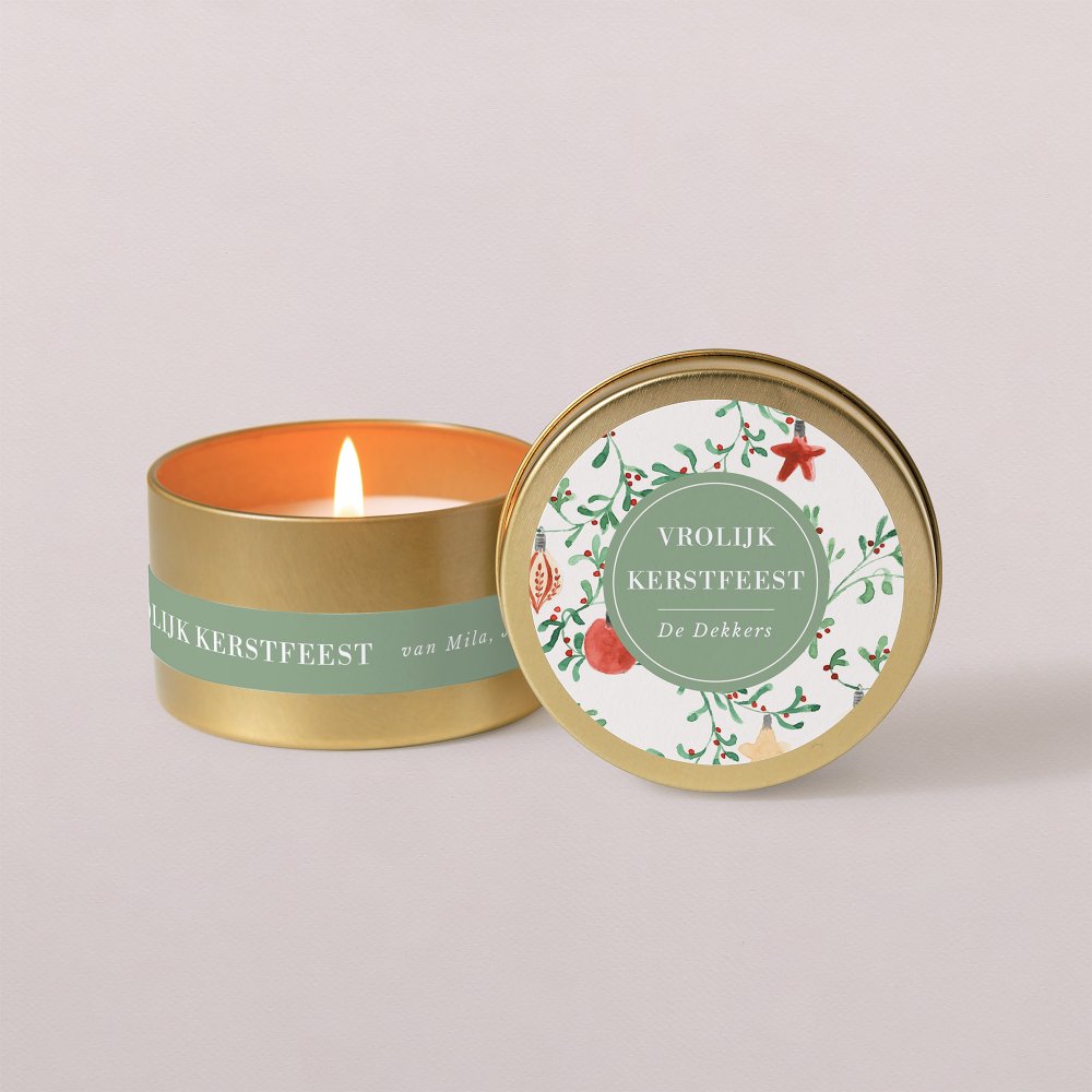 Vintage kerstgroen