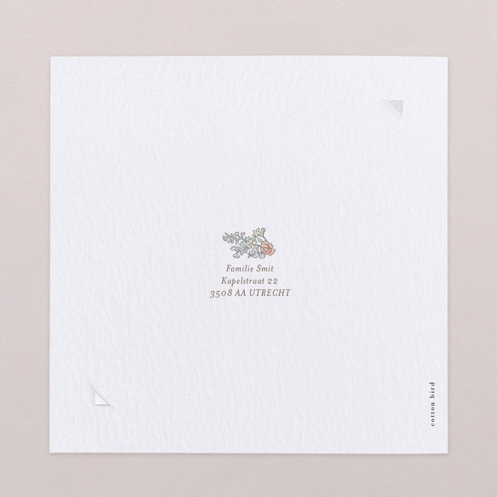 Mijn eerste portret - roze