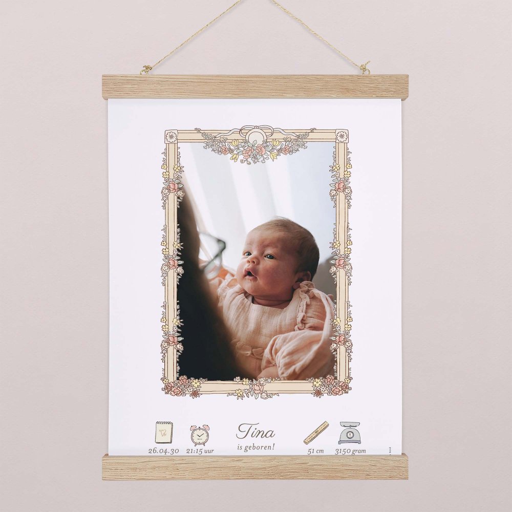Mijn eerste portret - roze