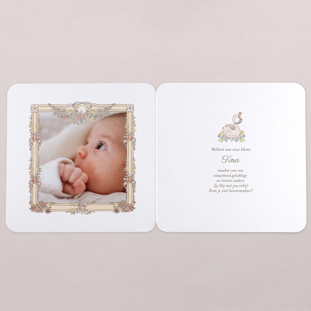 Mijn eerste portret - roze