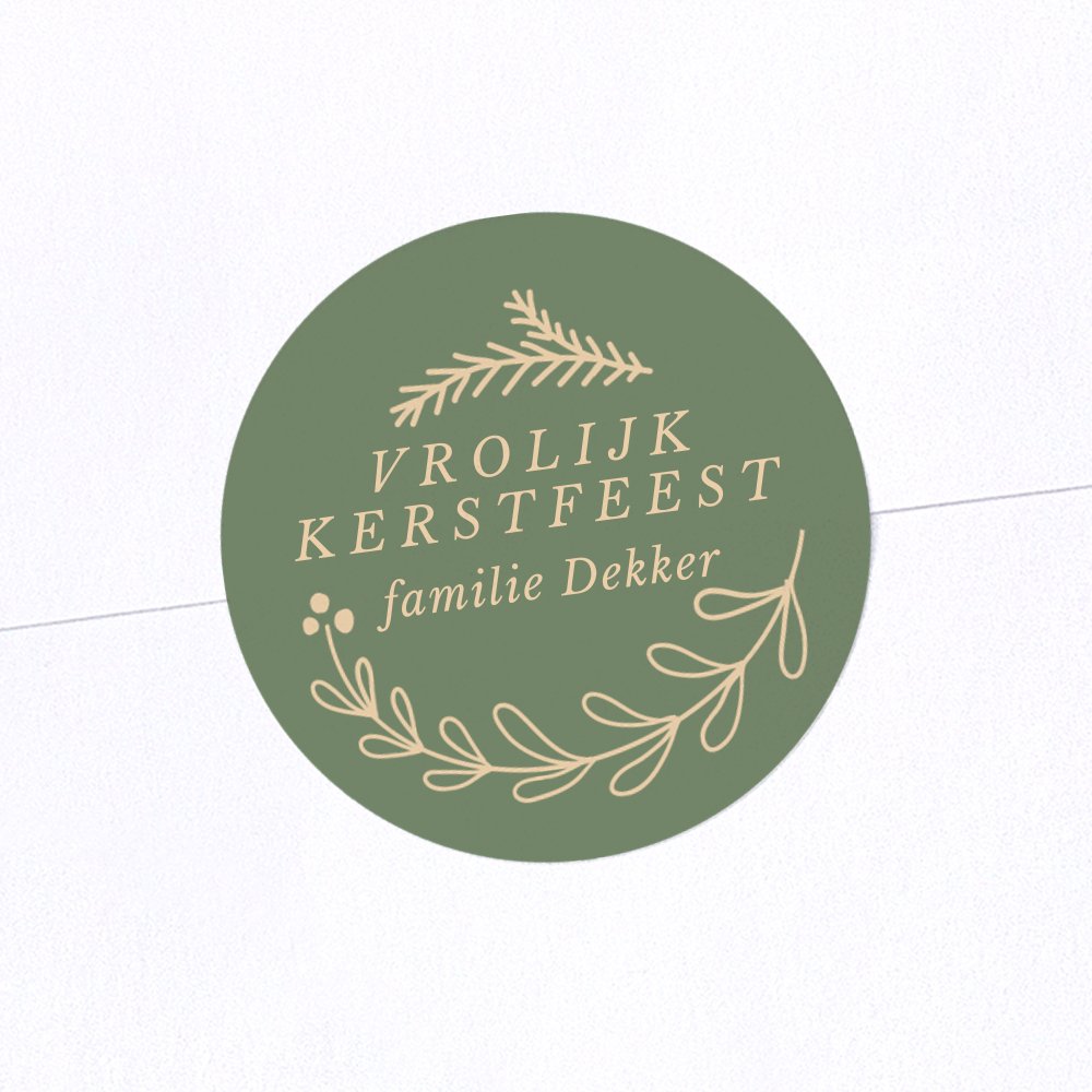 Diepgroene vintage decoratie