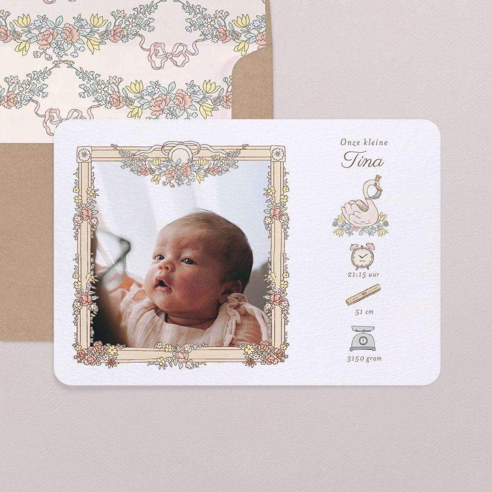 Mijn eerste portret - roze