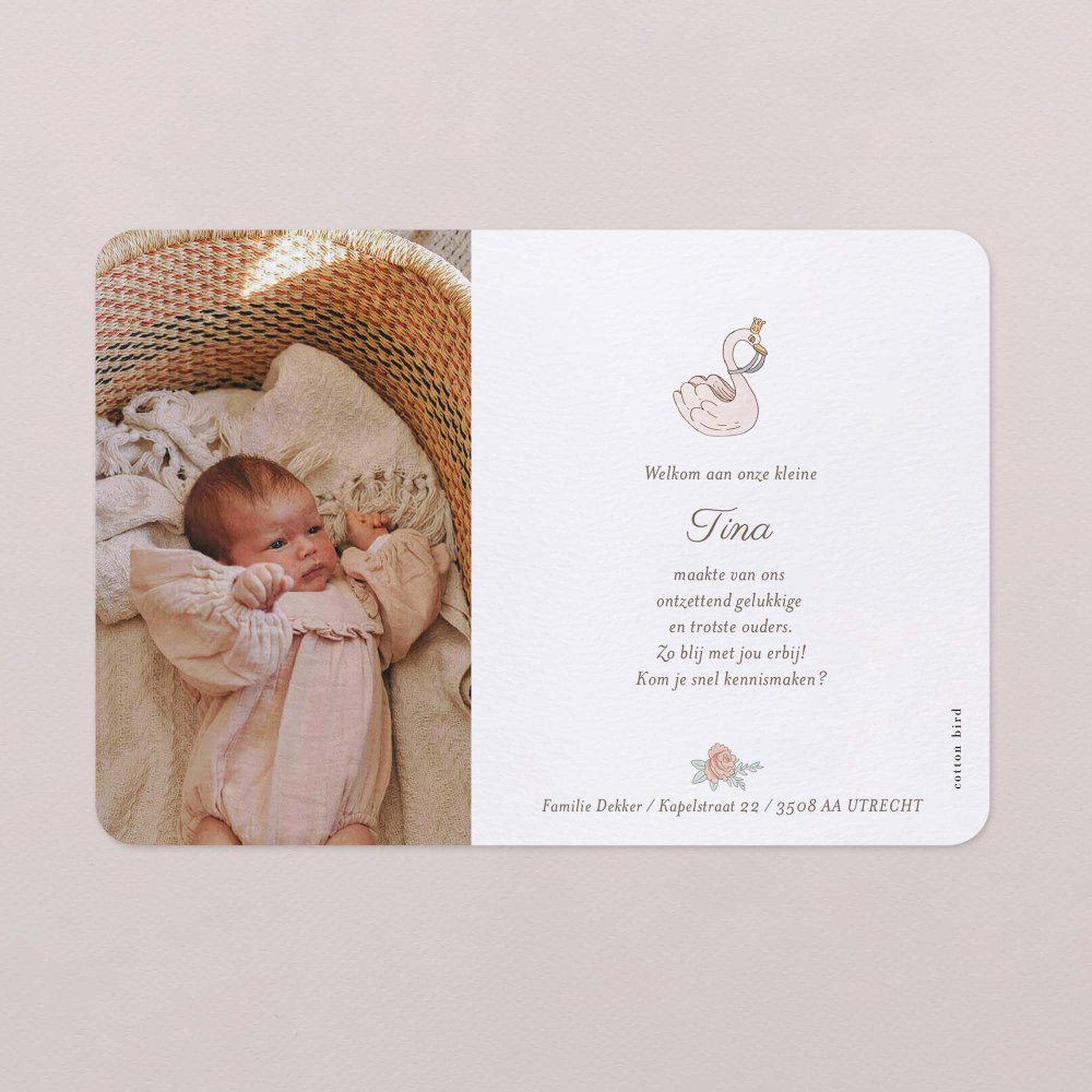 Mijn eerste portret - roze