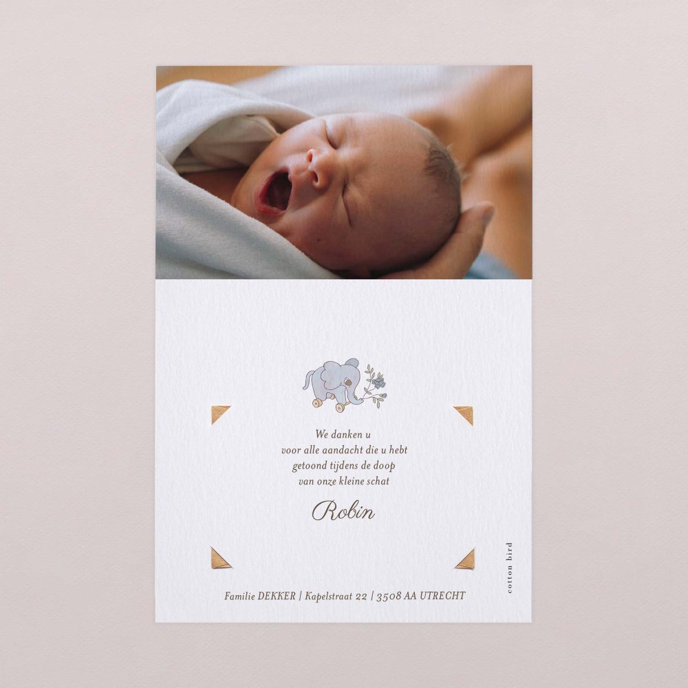 Mijn eerste portret - blauw