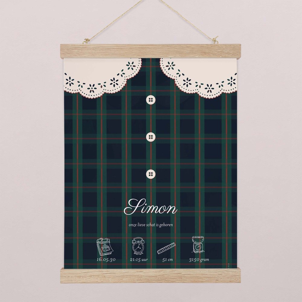 Claudine - tartan