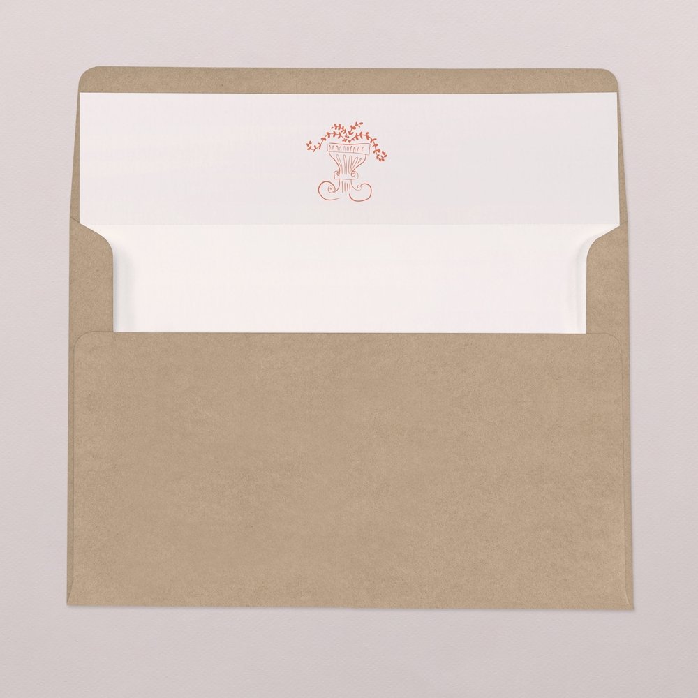 Binnenkant envelop