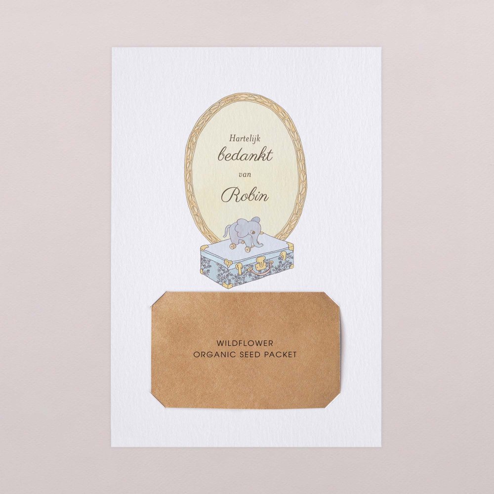 Mijn eerste portret - blauw