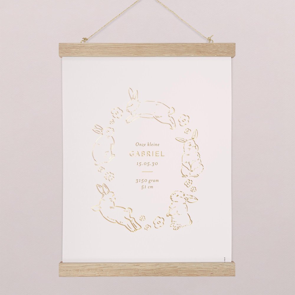 Klein goud konijntje