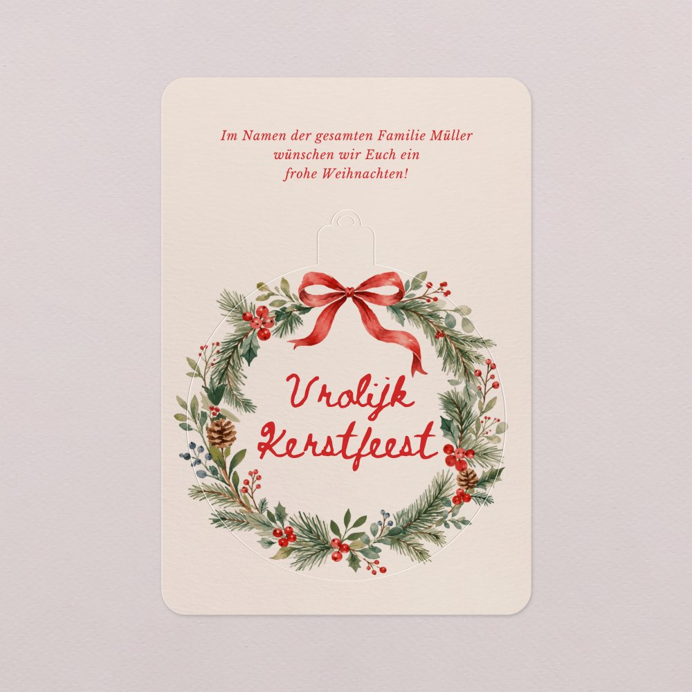 Kerstbal - krans
