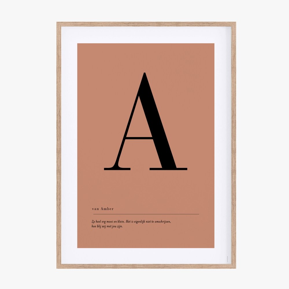 Letter poster