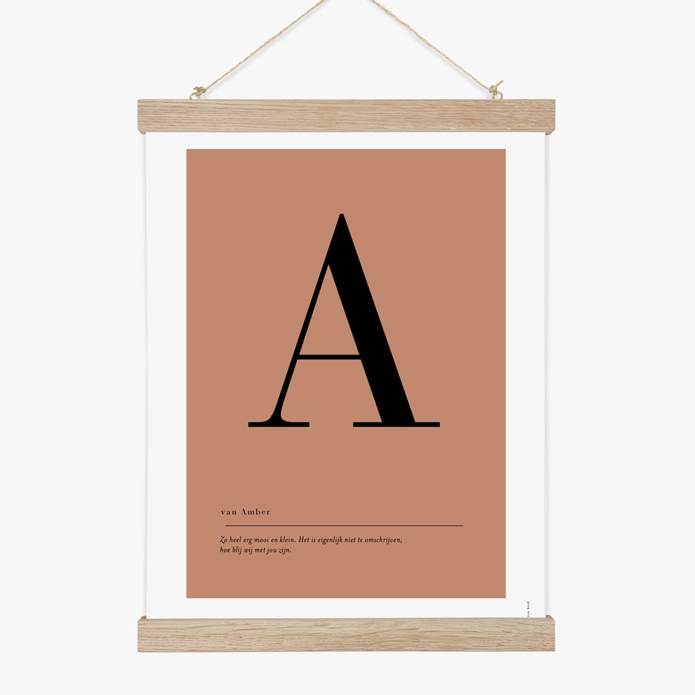 Letter poster