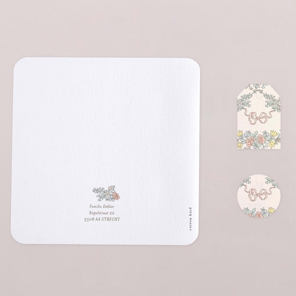 Mijn eerste portret - roze