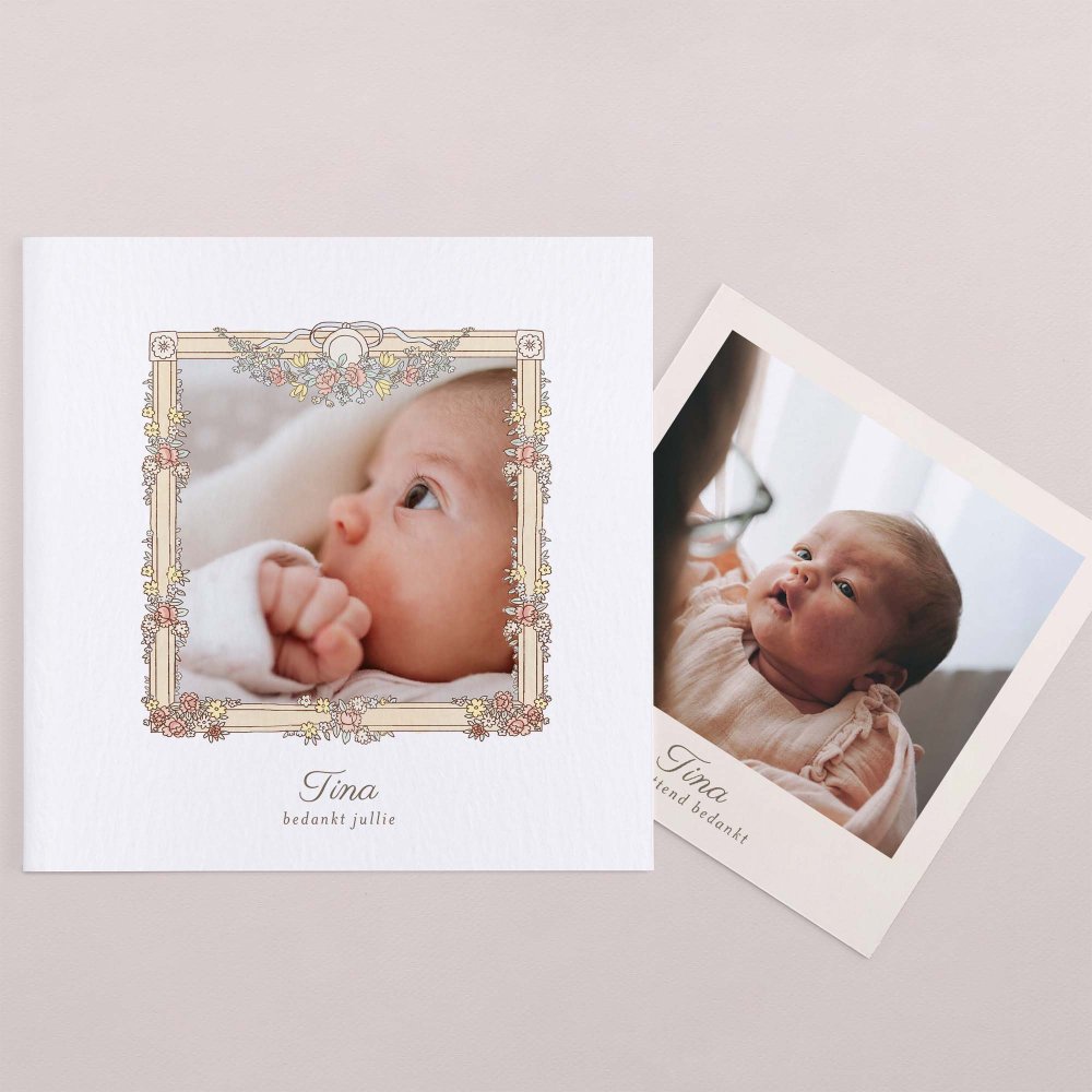 Mijn eerste portret - roze