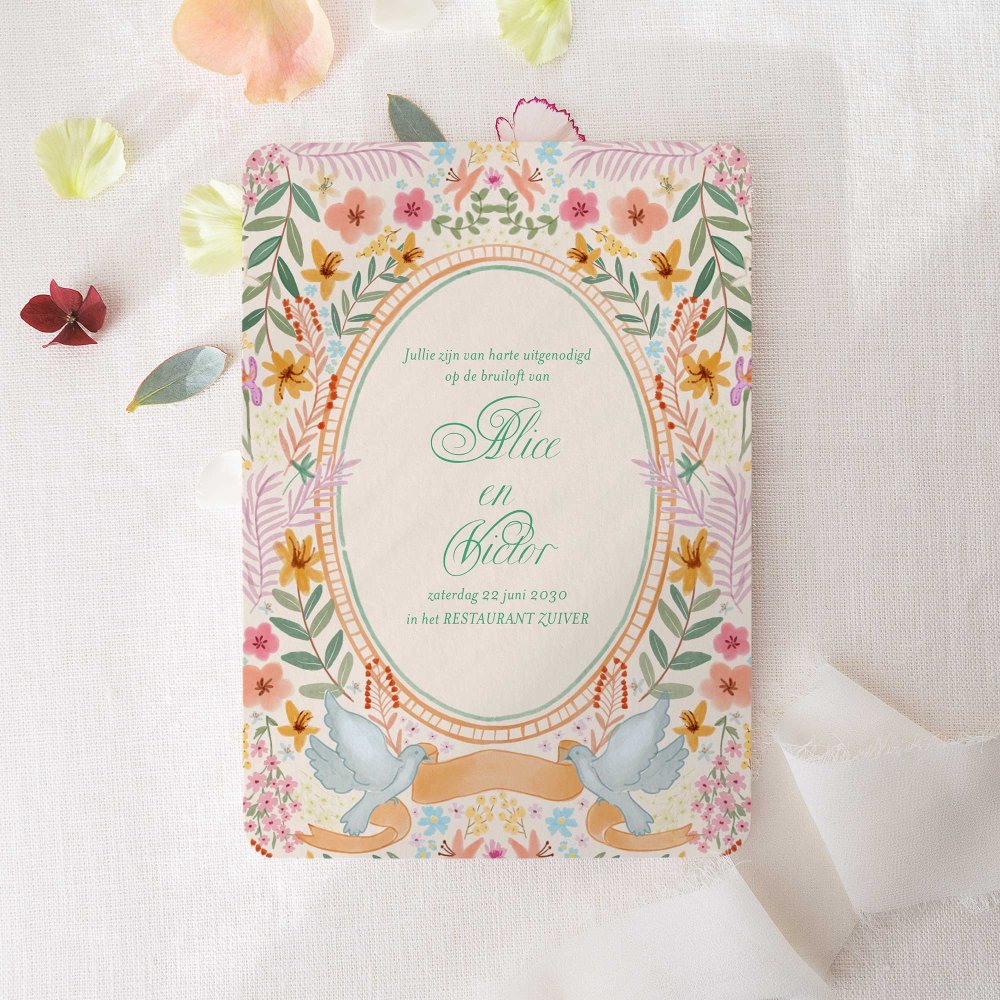 Pastel flowers