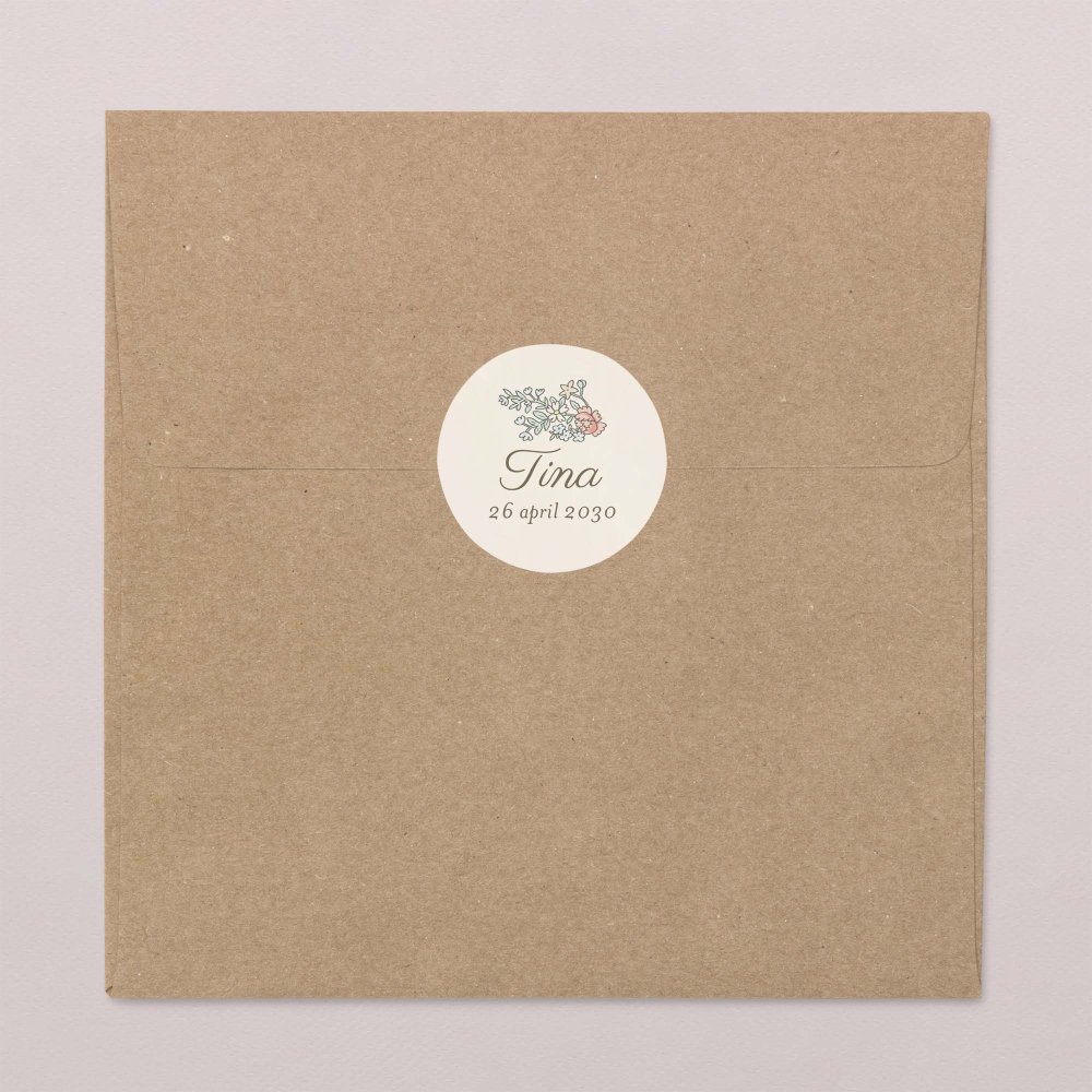 Mijn eerste portret - roze