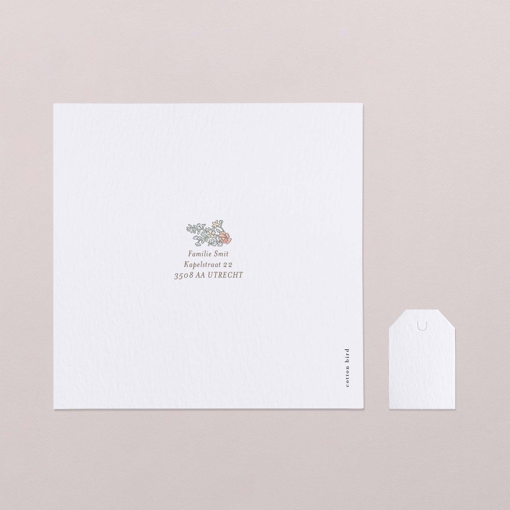 Mijn eerste portret - roze