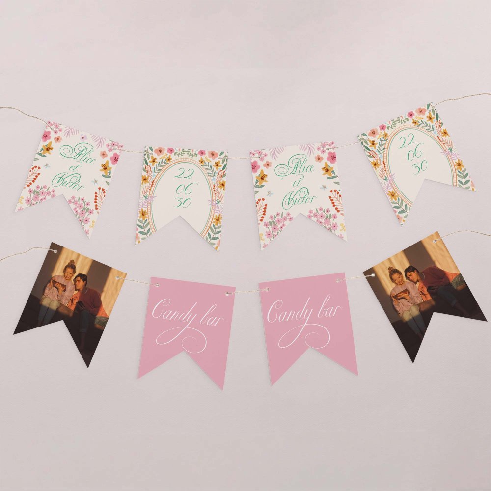 Pastel flowers