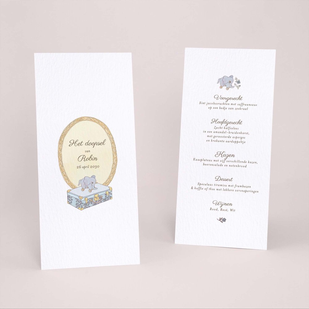 Mijn eerste portret - blauw