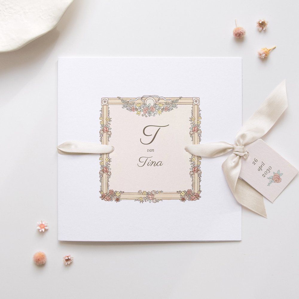 Mijn eerste portret - roze