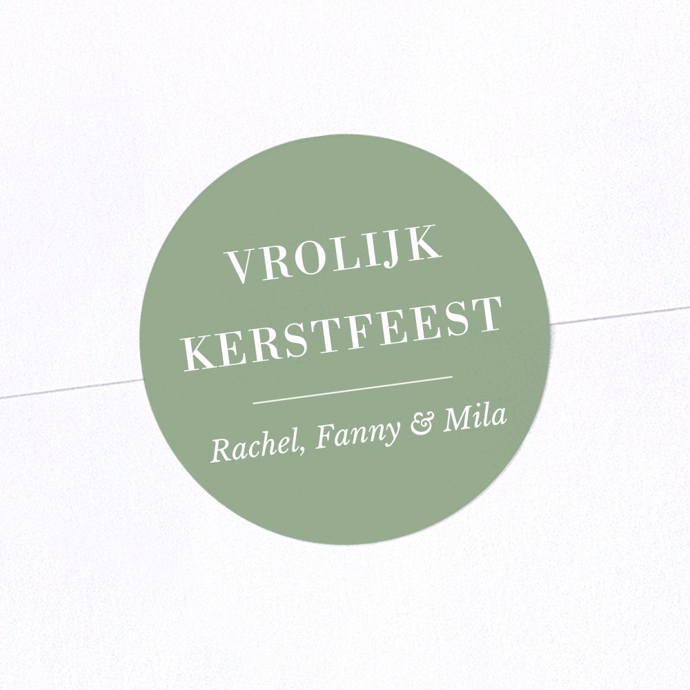 Vintage kerstgroen