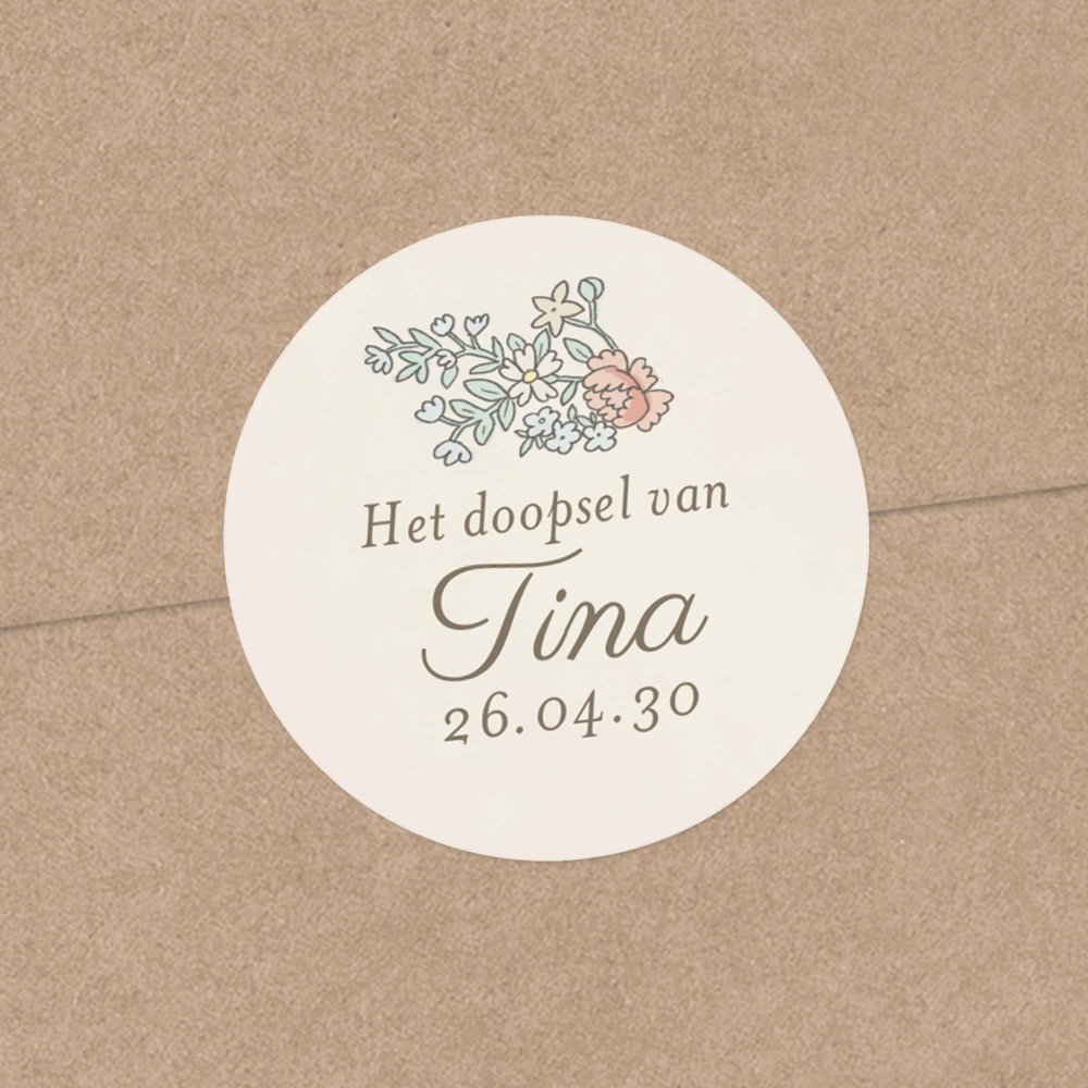 Mijn eerste portret - roze