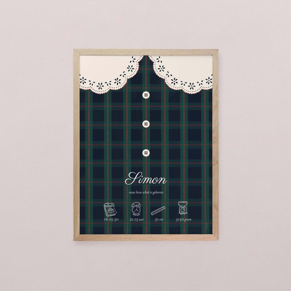 Claudine - tartan
