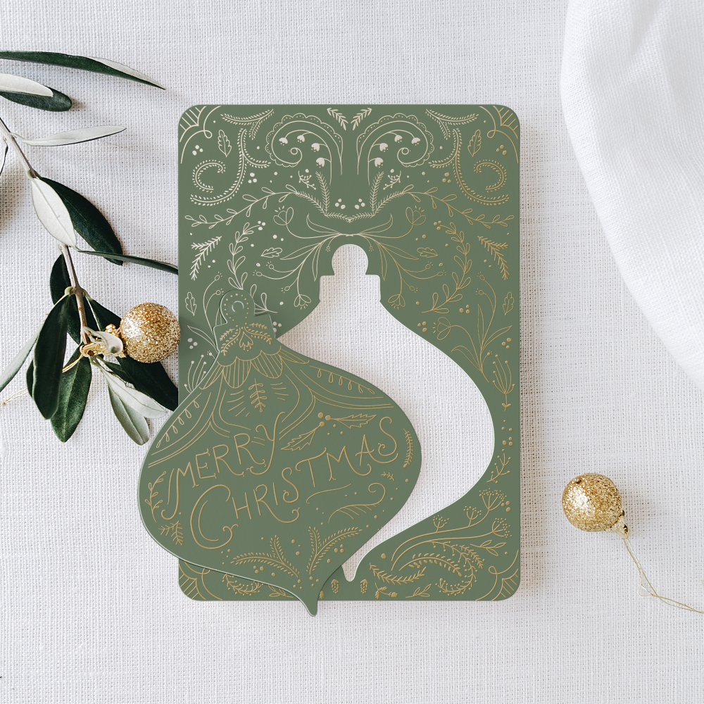 Diepgroene vintage decoratie