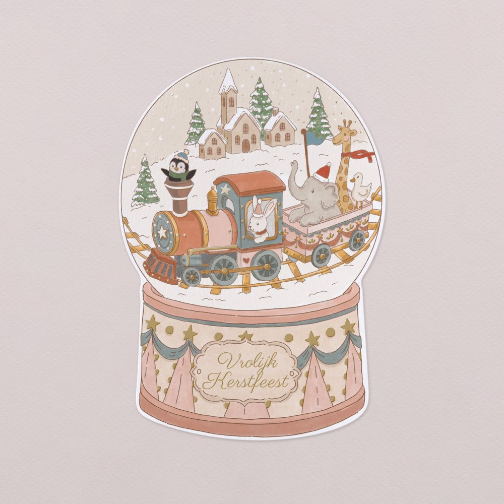 Sneeuwbol - kerstkindje