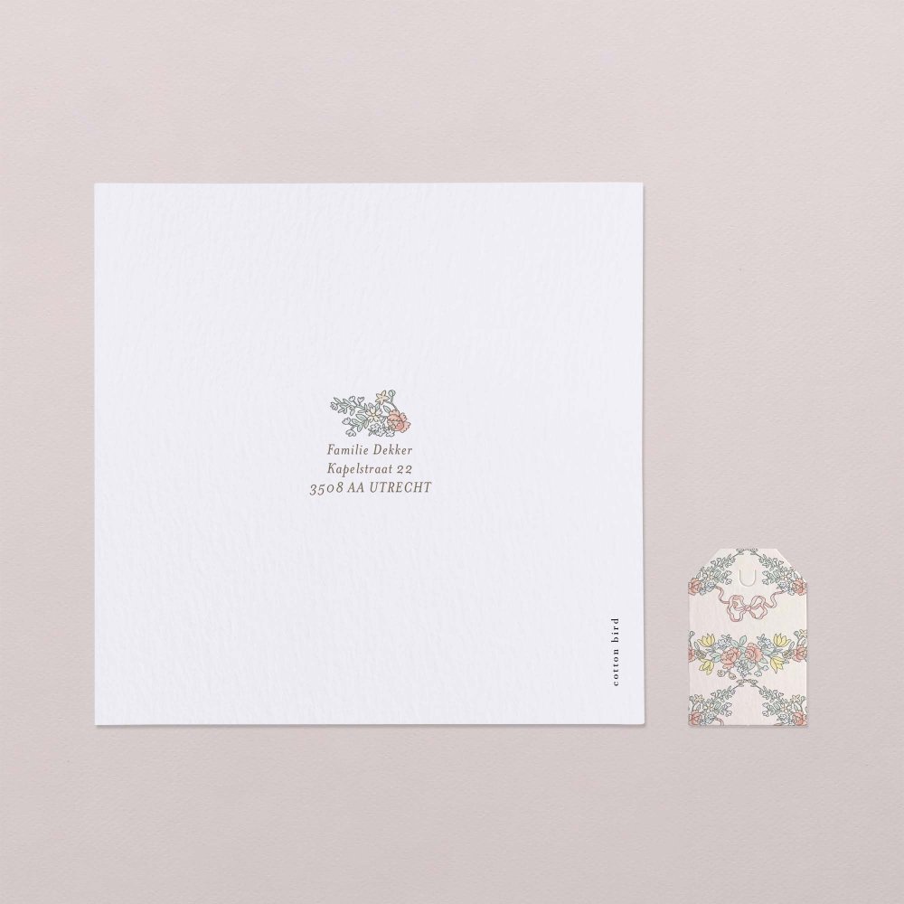 Mijn eerste portret - roze