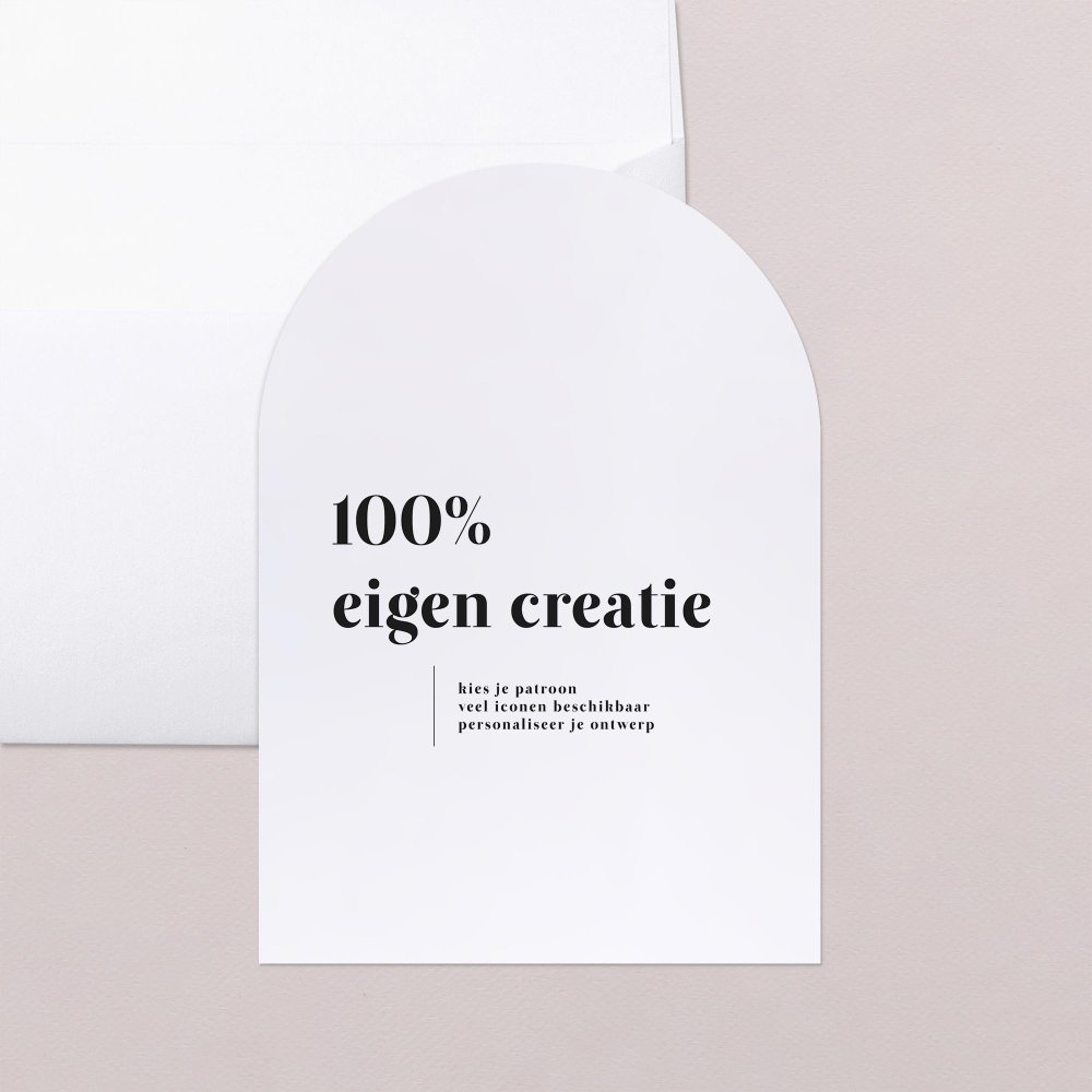 100% eigen creatie