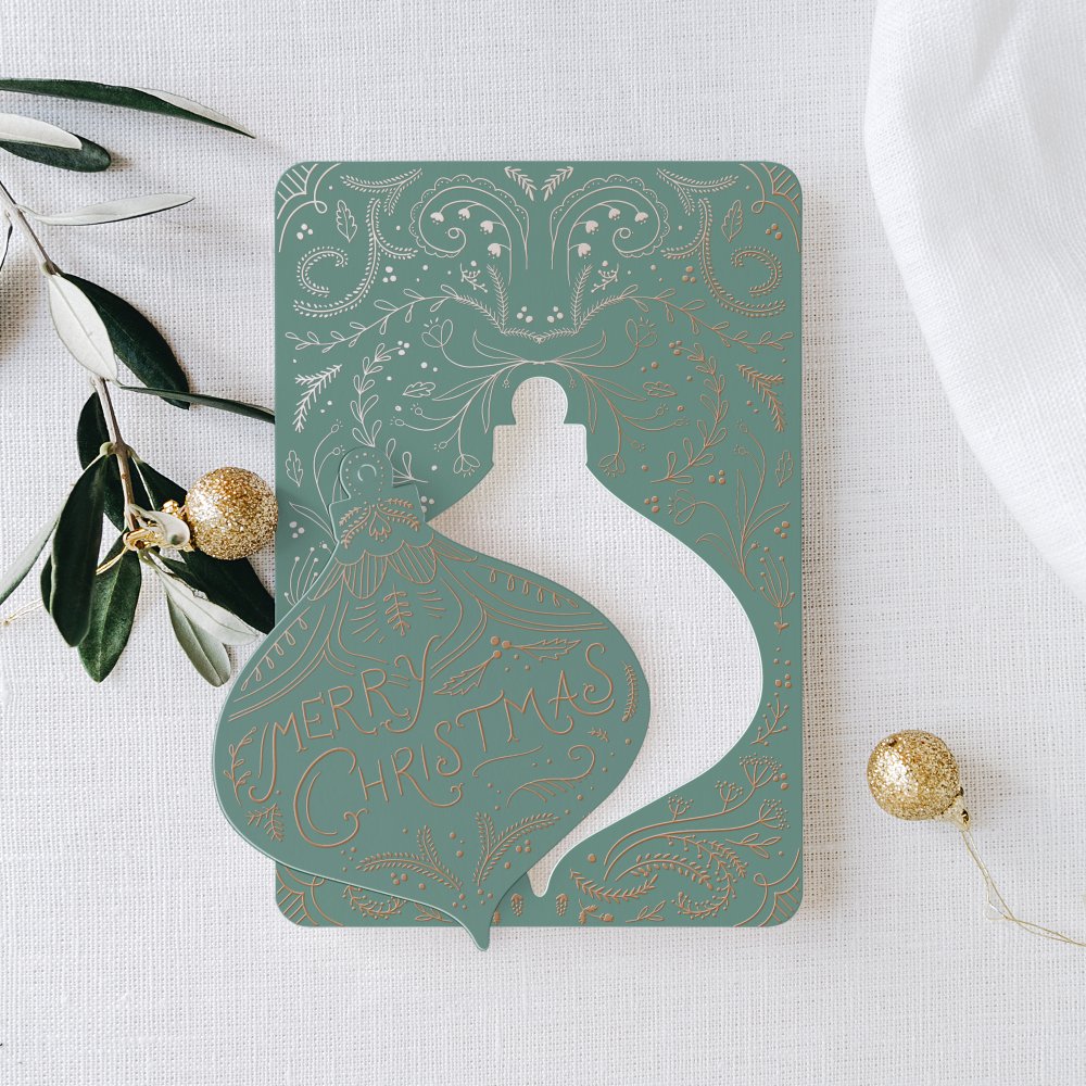 Smaragdgroene vintage decoratie