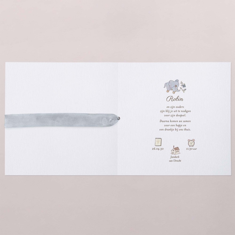 Mijn eerste portret - blauw