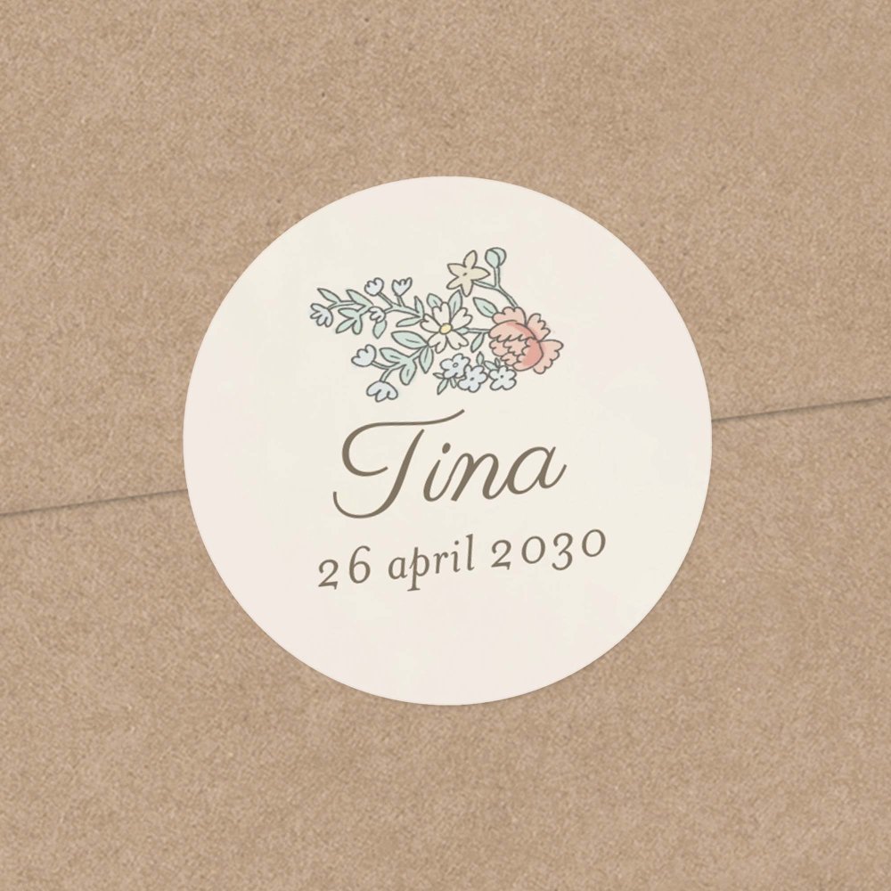 Mijn eerste portret - roze