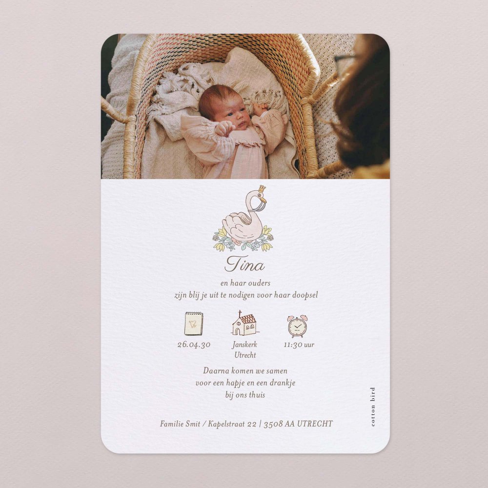 Mijn eerste portret - roze