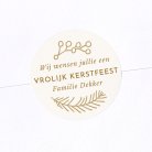Gouden sneeuwvlok