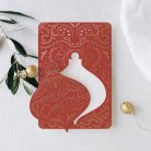 Dieprode vintage decoratie
