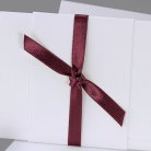 Bordeaux rood satijnen lint 90 cm