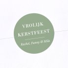 Vintage kerstgroen