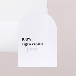 100% eigen creatie