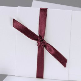 Bordeaux rood satijnen lint 90 cm