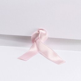 Lichtroze satijnen lint 15 cm