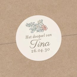 Mijn eerste portret - roze