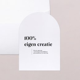 100% eigen creatie