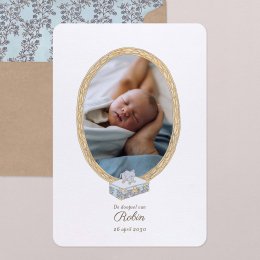 Mijn eerste portret - blauw