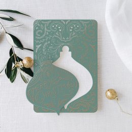 Smaragdgroene vintage decoratie